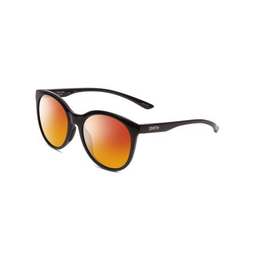 Smith Optics Bayside Unisex Cateye Polarized Sunglasses in Black 54 mm 4 Options Red Mirror Polar