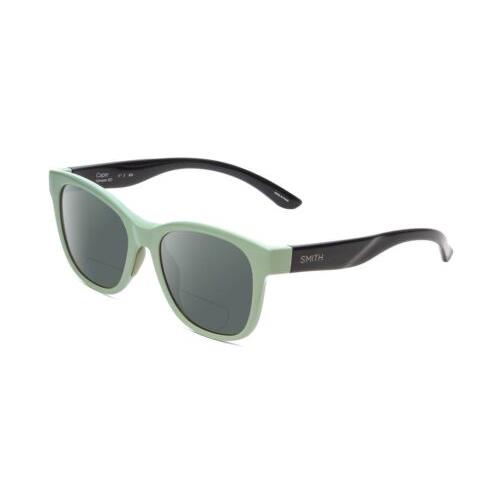 Smith Optic Caper Cateye Polarized Bifocal Sunglasses Saltwater Green Blue 53mm Grey