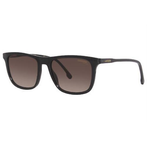 Carrera 261/S 807HA Sunglasses Men`s Black/brown Gradient Lens Square Shape 53mm