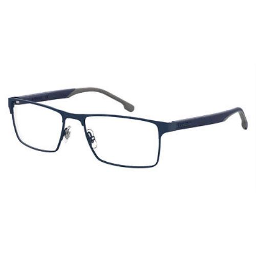 Carrera 8863 Eyeglasses Men Blue Rectangle 56mm