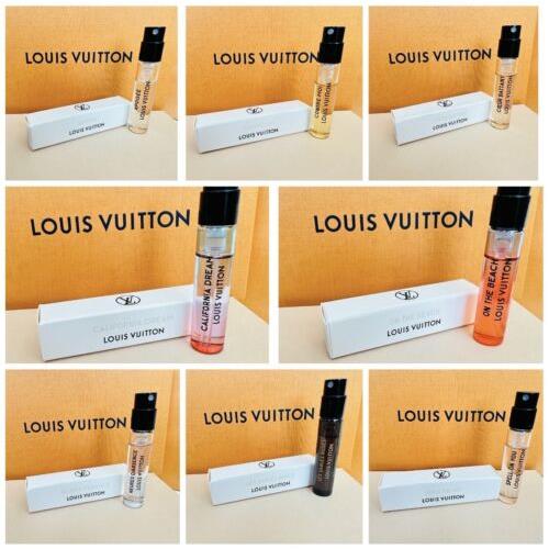 Louis Vuitton Perfume Collection Sample Size 8pcs 2ml Each