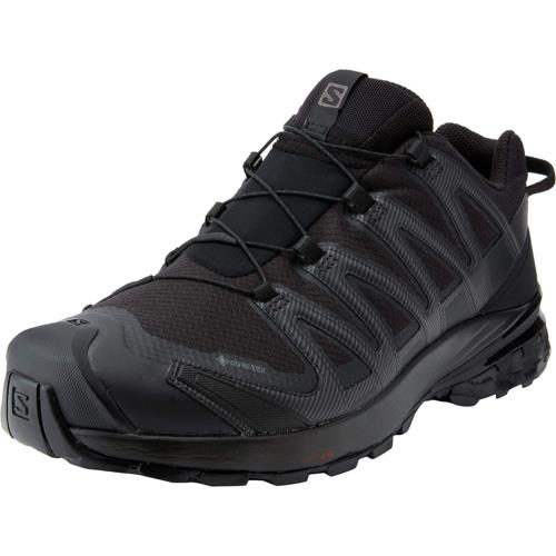 Salomon Men`s XA Pro 3D V8 Gore-tex Trail Running Shoes Black/Black/Black