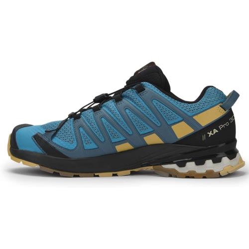 Salomon Men`s Xa Pro 3D V8 Trail Running Shoes Barrier Reef/Fall Leaf/Bronze Brown