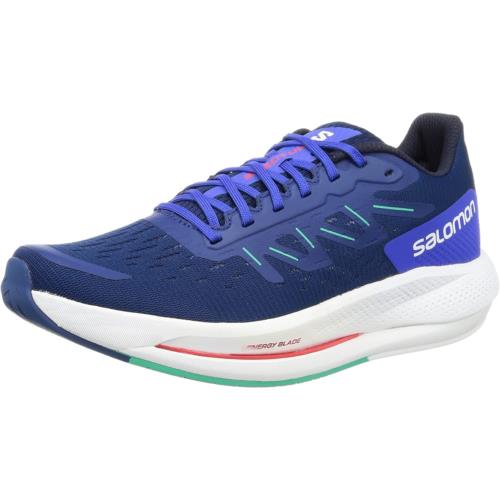 Salomon Spectur Trail Running Shoes Mens Estate Blue/Dazzling Blue/Mint Leaf