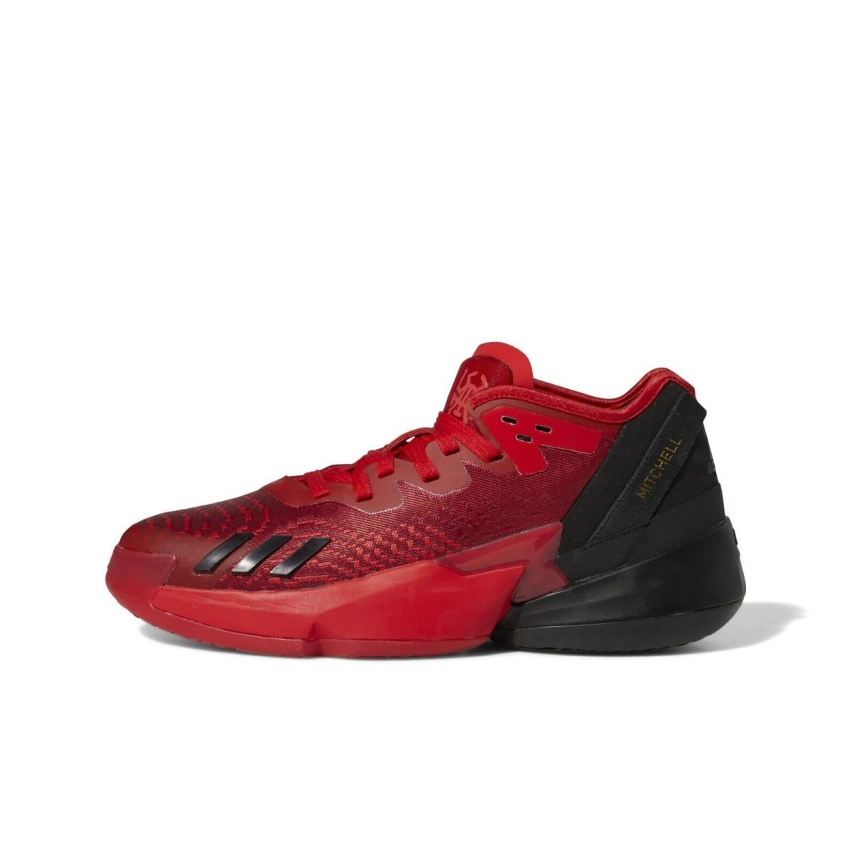 Adidas D.o.n. Issue 4 Future of Fast Vivid Red Black Basketball GX6886 Men`s 9