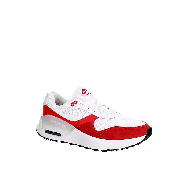 Nike Air Max Men`s Systm Mens Athletic Training Shoes Sneakers Red