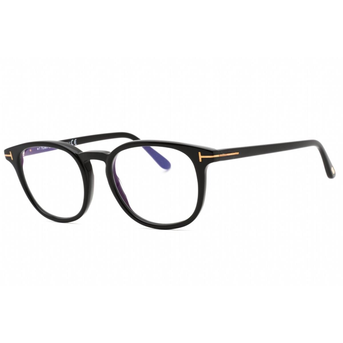 Tom Ford FT5819-B 001 Eyeglasses Shiny Black Frame 50mm