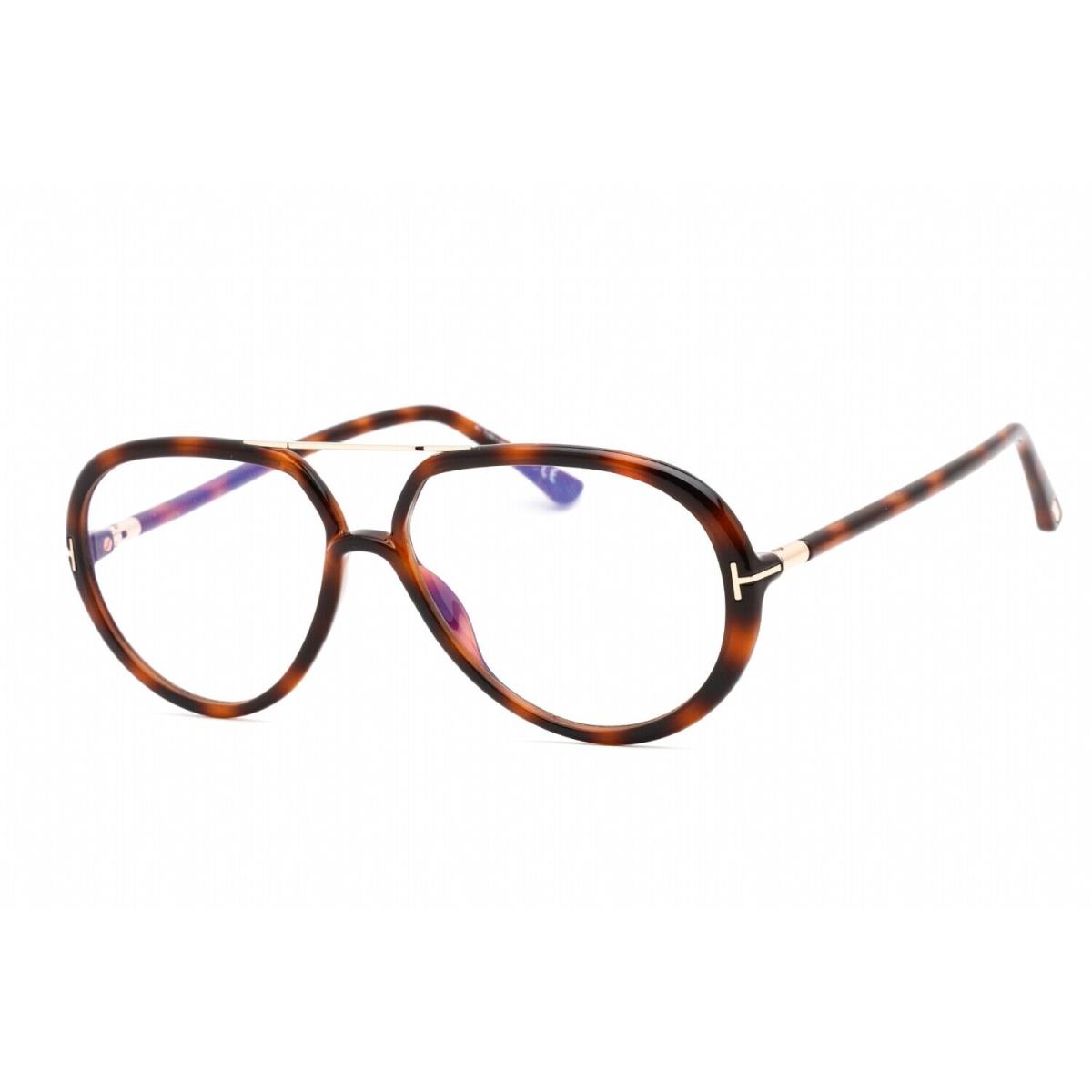 Tom Ford FT5838-B 053 Eyeglasses Blonde Havana Frame 57mm