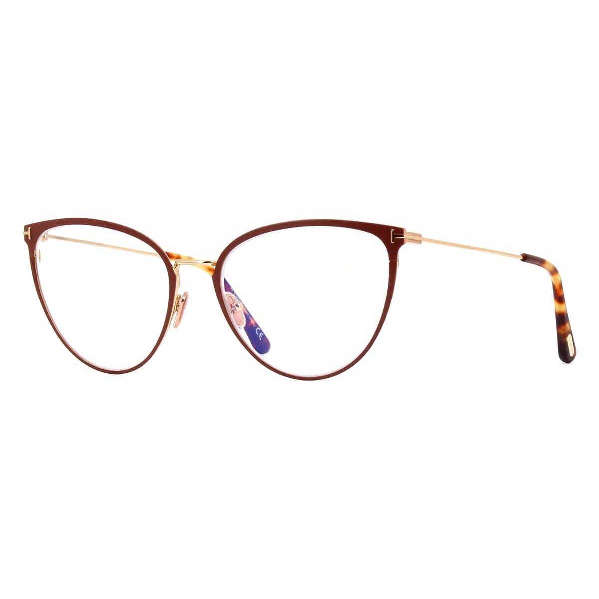 Tom Ford FT5840-B 046 Eyeglasses Matte Brown Frame 56mm