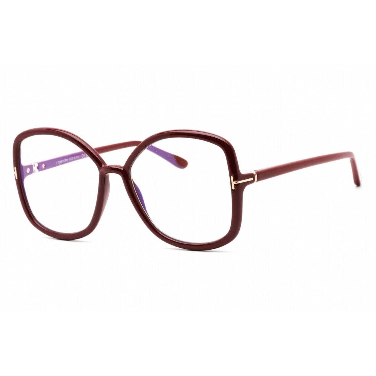 Tom Ford FT5845-B 074 Eyeglasses Pink Bordeaux Frame 56mm