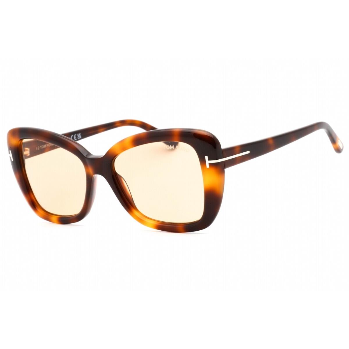 Tom Ford FT1008-53E Shiny Blonde Havana Sunglasses