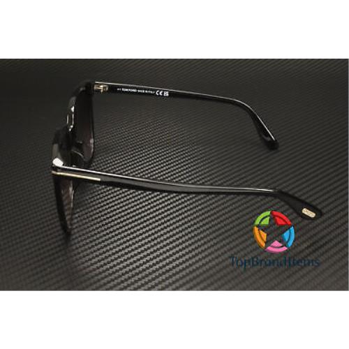Tom Ford sunglasses  - Shiny Black Frame, Gradient Smoke Lens 2