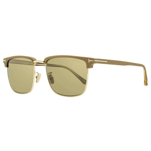 Tom Ford Hudson-02 Sunglasses TF997H 52L Matte Tan/gold 55mm FT0997