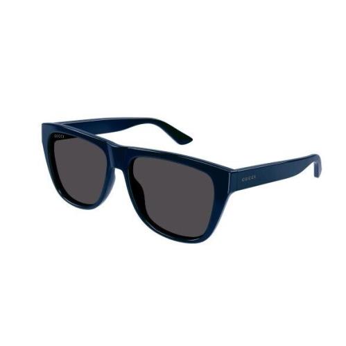 Gucci GG1345S 004 Blue/grey Rectangular Men`s Sunglasses