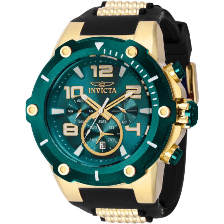 Invicta Speedway Chronograph Quartz Green Dial Men`s Watch 40891