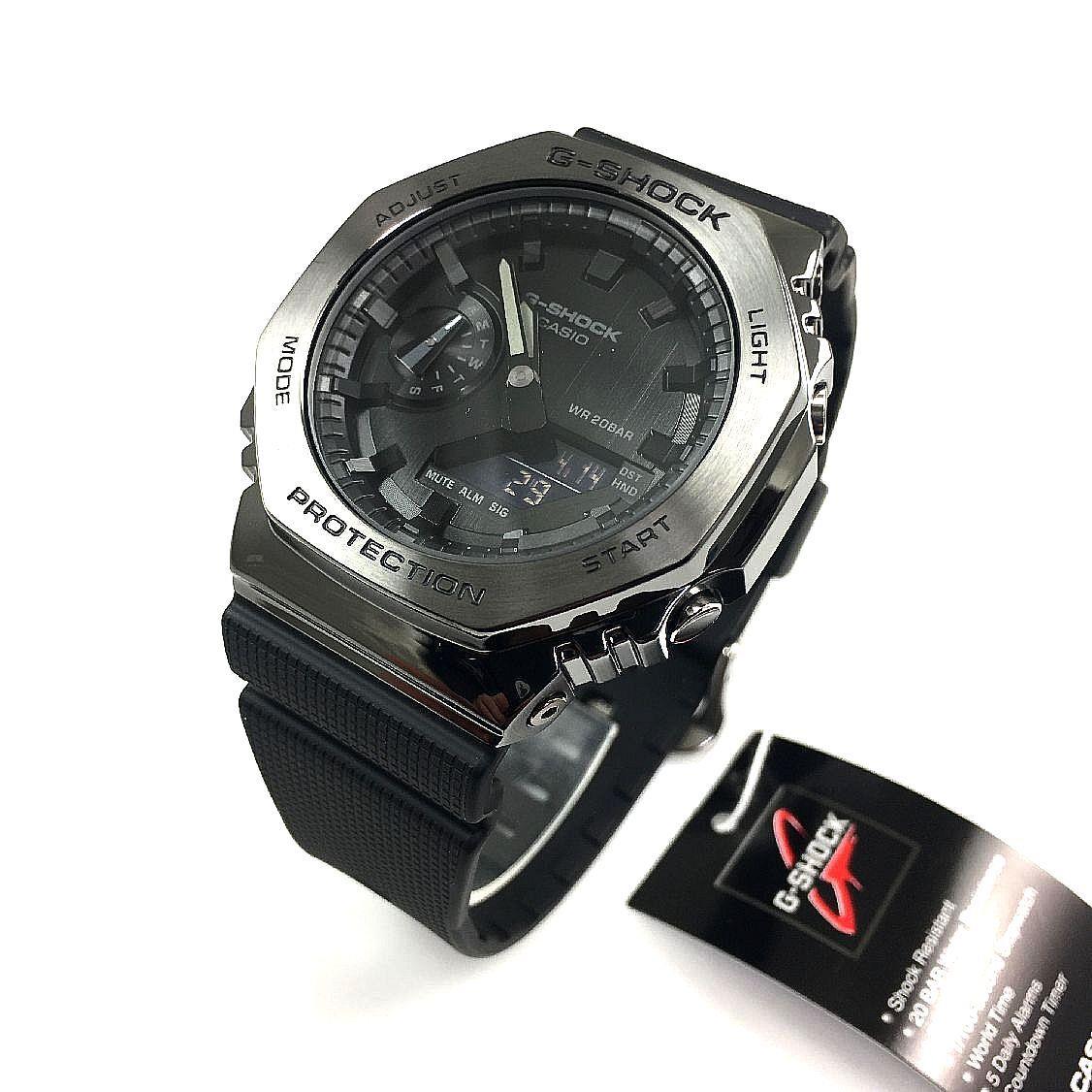 Casio G-shock Metal Covered Analog Digital GM-2100BB Watch GM2100BB-1A