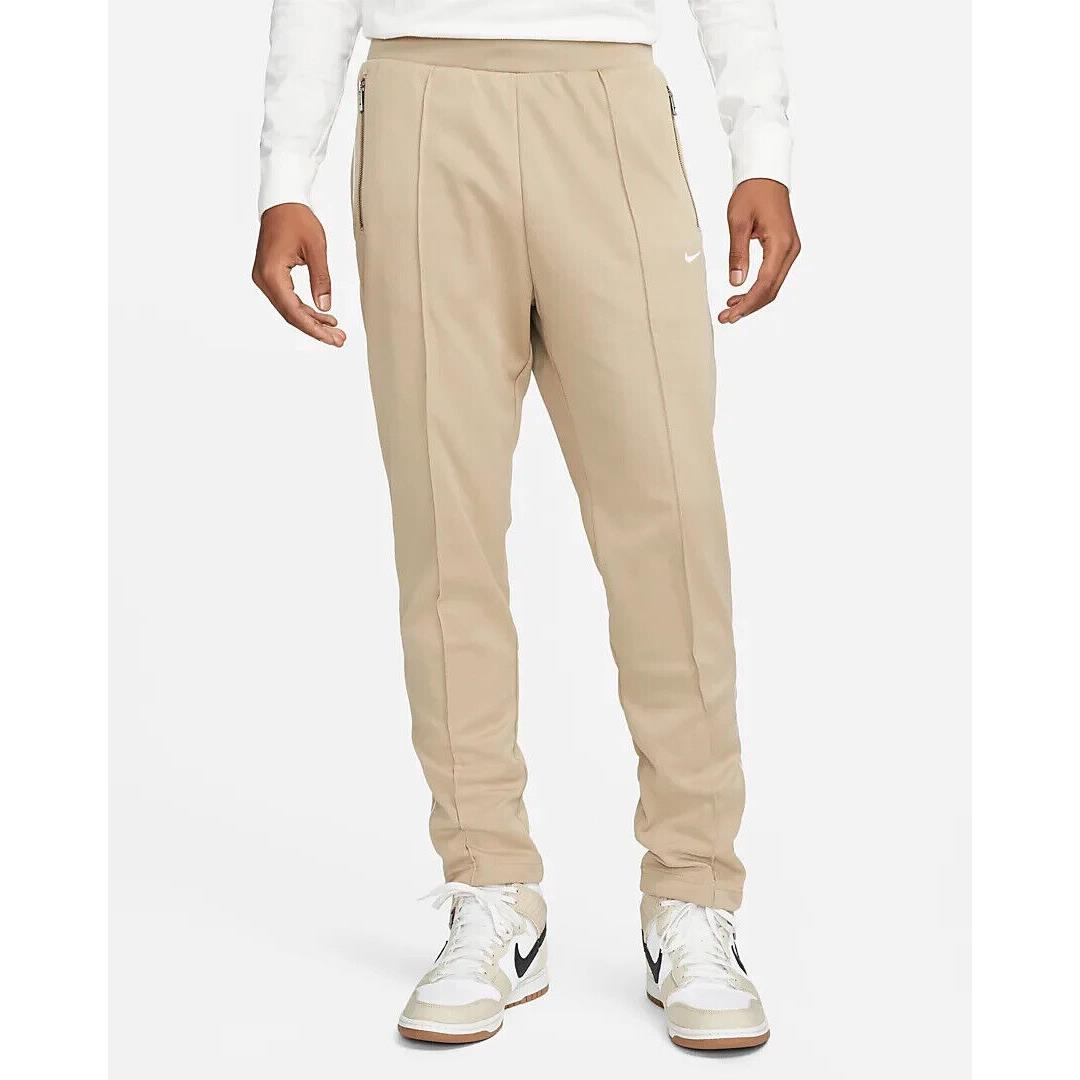 Nike Sportswear Authentics Men Track Pants Size M Khaki Jogger DQ4996 247