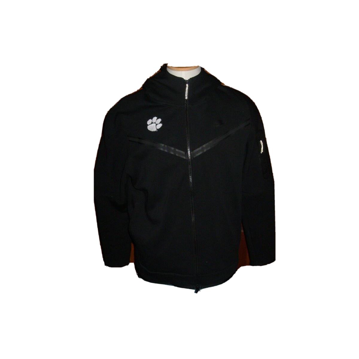 Nike Sportswear Tech Fleece Full Zip Hoodie Black CU4489-010 XL Clemson Tigers