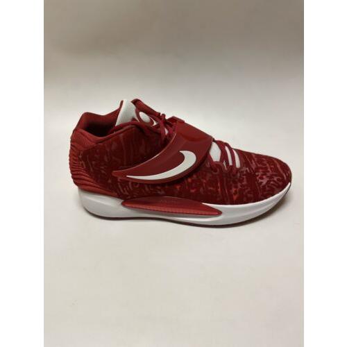 Nike KD14 TB Promo Kevin Durant Rough Red Basketball Shoes DM5040-602 Size 14 US