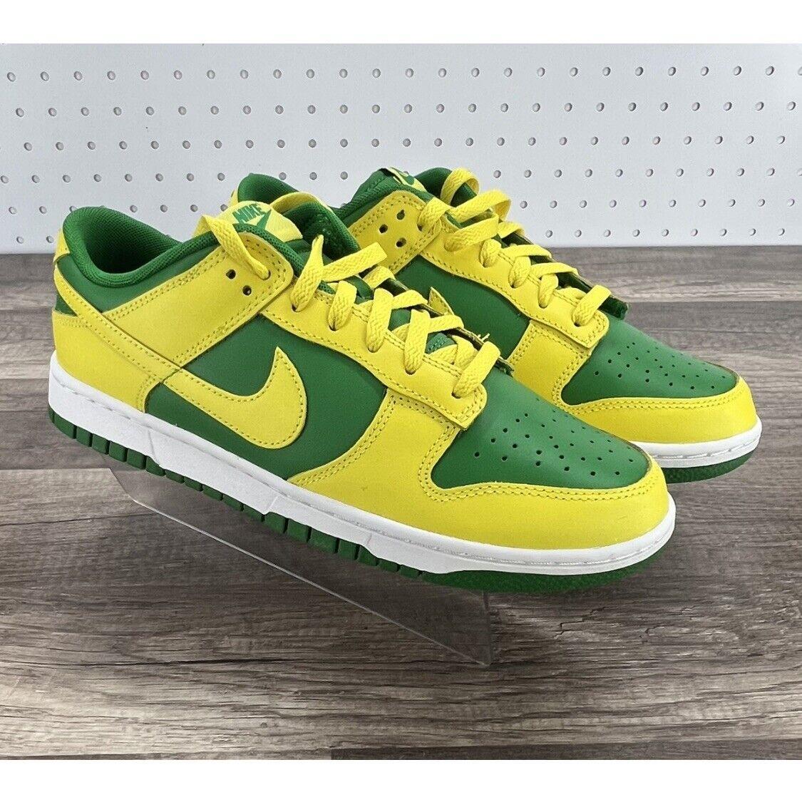 Nike Dunk Low Retro Reverse Brazil DV0833-300 Mens Size 9 - Green