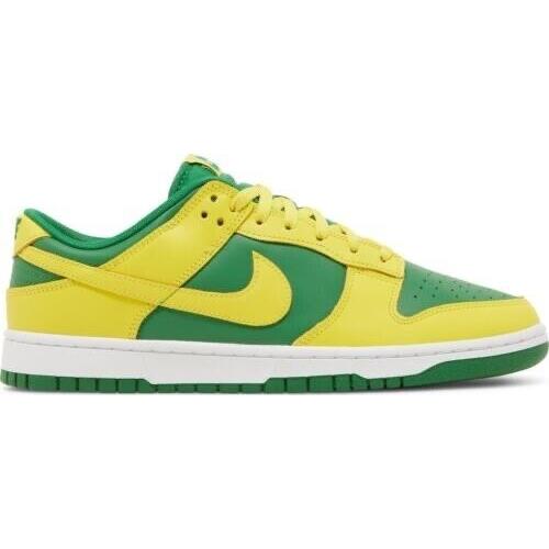 Nike Dunk Low Retro Bttys Men`s Size 10 Reverse Brazil Sneakers DV0833-300 - Yellow