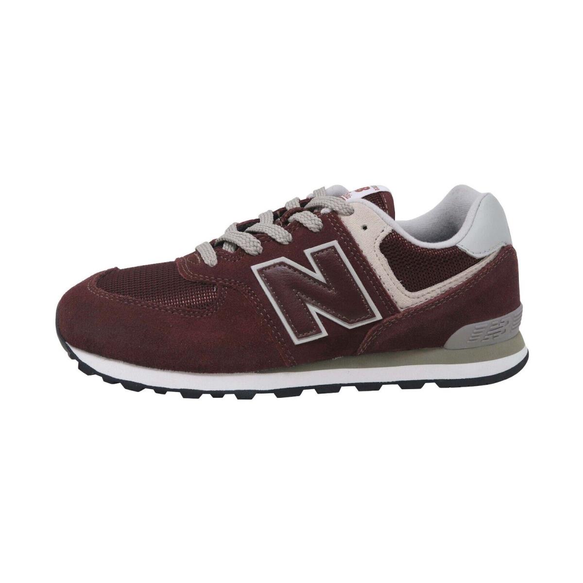 New Balance 574 Classic Big Kids Running Shoes Sneakers GC574GB - Burgundy