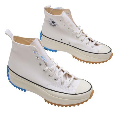 Size 12 Converse x J.w. Anderson Run Star Hike HI 164665C White Blue Shoes - White