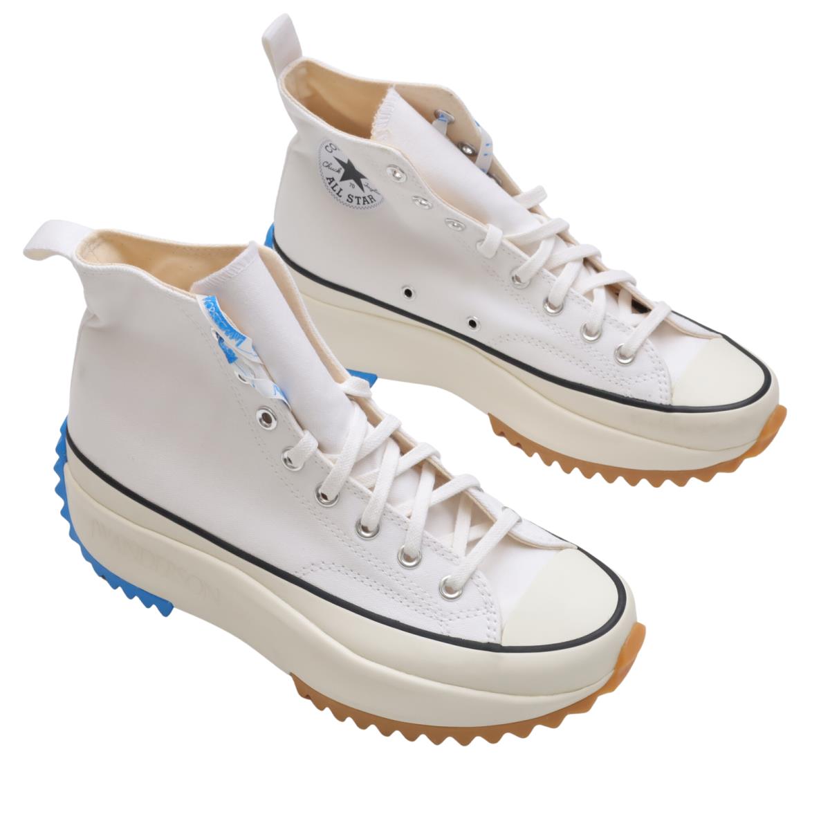 Size 9 Converse x J.w. Anderson Run Star Hike HI 164665C White Blue Shoes