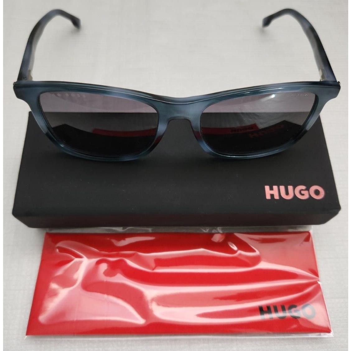 Hugo Boss Sunglasses 1299/U/S JBWM9 55 18-145 Polarized Blue Havana Made Italy