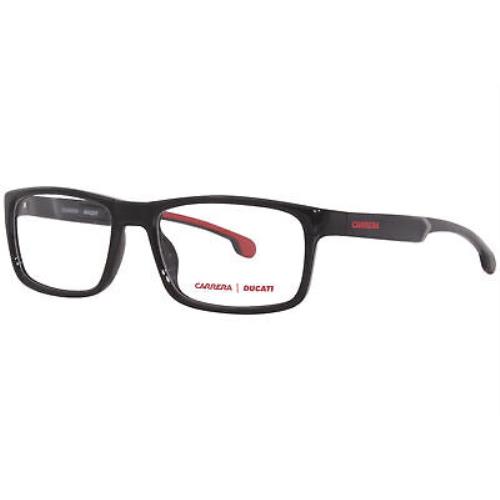 Carrera Ducati Carduc-016 Oit Eyeglasses Frame Men`s Black/red Full Rim 55mm - Frame: Black