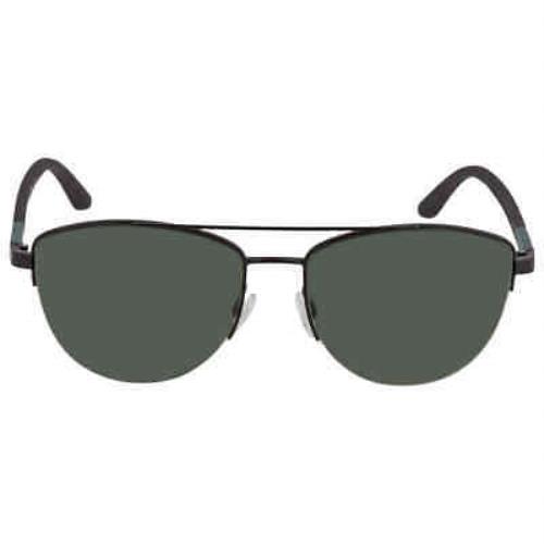 Emporio Armani Dark Green Pilot Men`s Sunglasses EA2116 300171 57 EA2116 300171