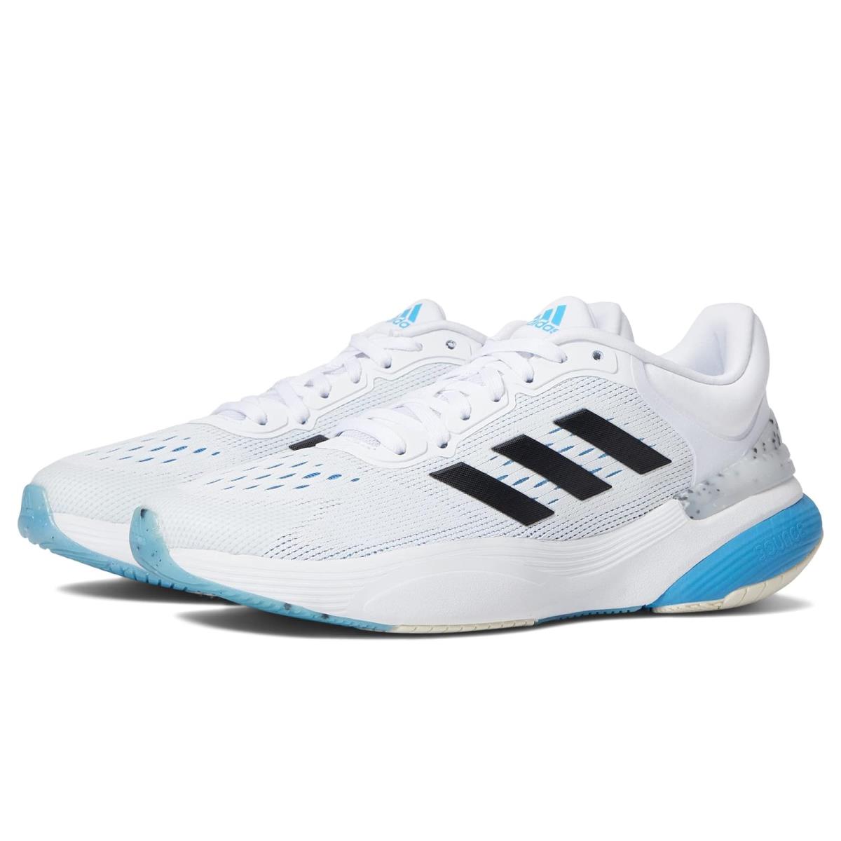 Woman`s Sneakers Athletic Shoes Adidas Running Response Super 3.0 White/Black/Pulse Blue