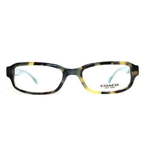 Coach HC6083 5357 Tortoise Crystal Blue Eyeglasses 50-17-135