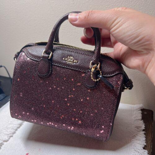 Coach+F37747+Micro+Bennett+Satchel+With+Star+Glitter+Purse+Handbag for sale  online