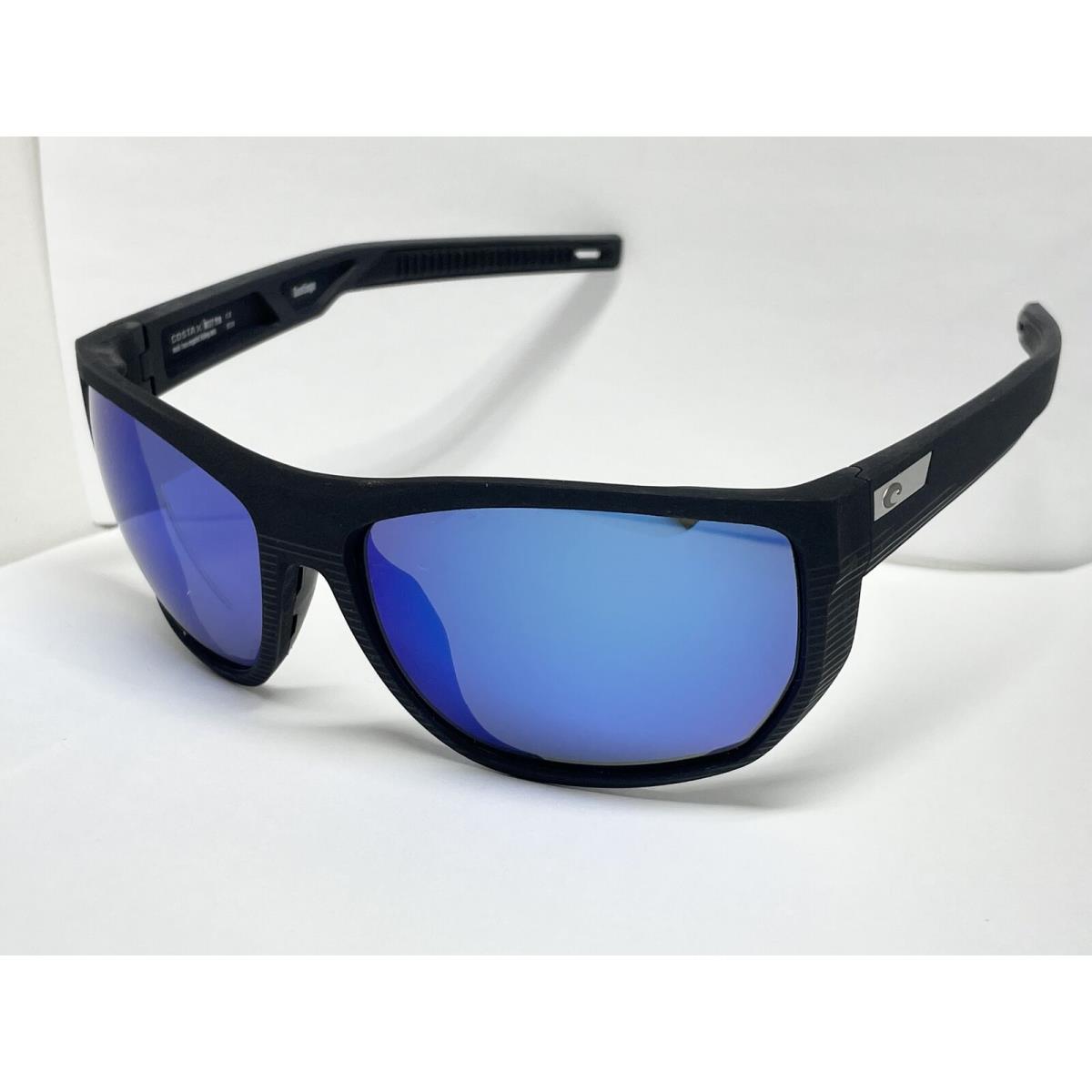 Costa Del Mar Santiago Man Sunglasses Untangled Net Black Blue Mirror 580G Lens