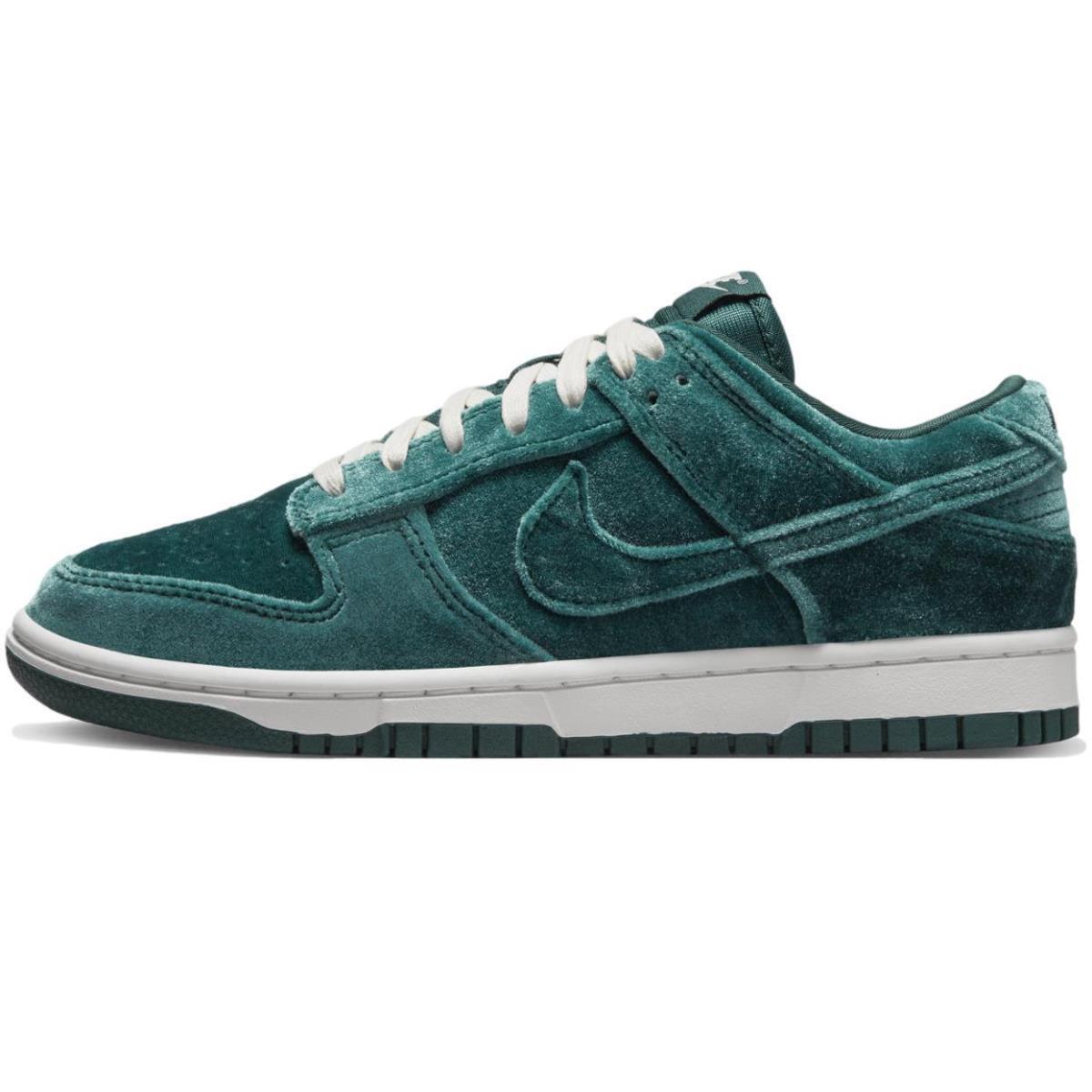 Nike Dunk Low `green Velvet` Women`s Shoes DZ5224-300 - Dark Atomic Green