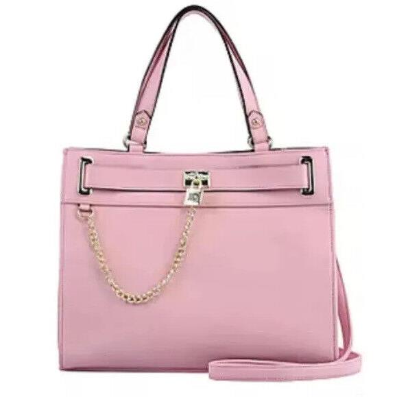 Juicy Couture Pink Satchel and Crossbody Lock Cha