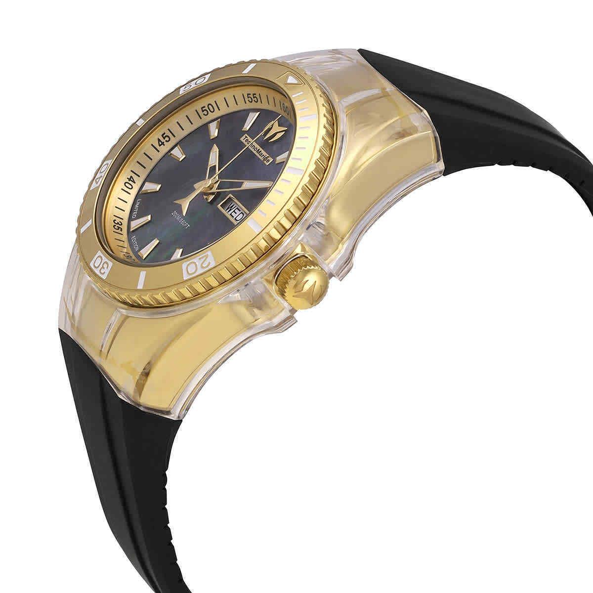 Technomarine Cruise Monogram Quartz Black Dial Watch TM-115325