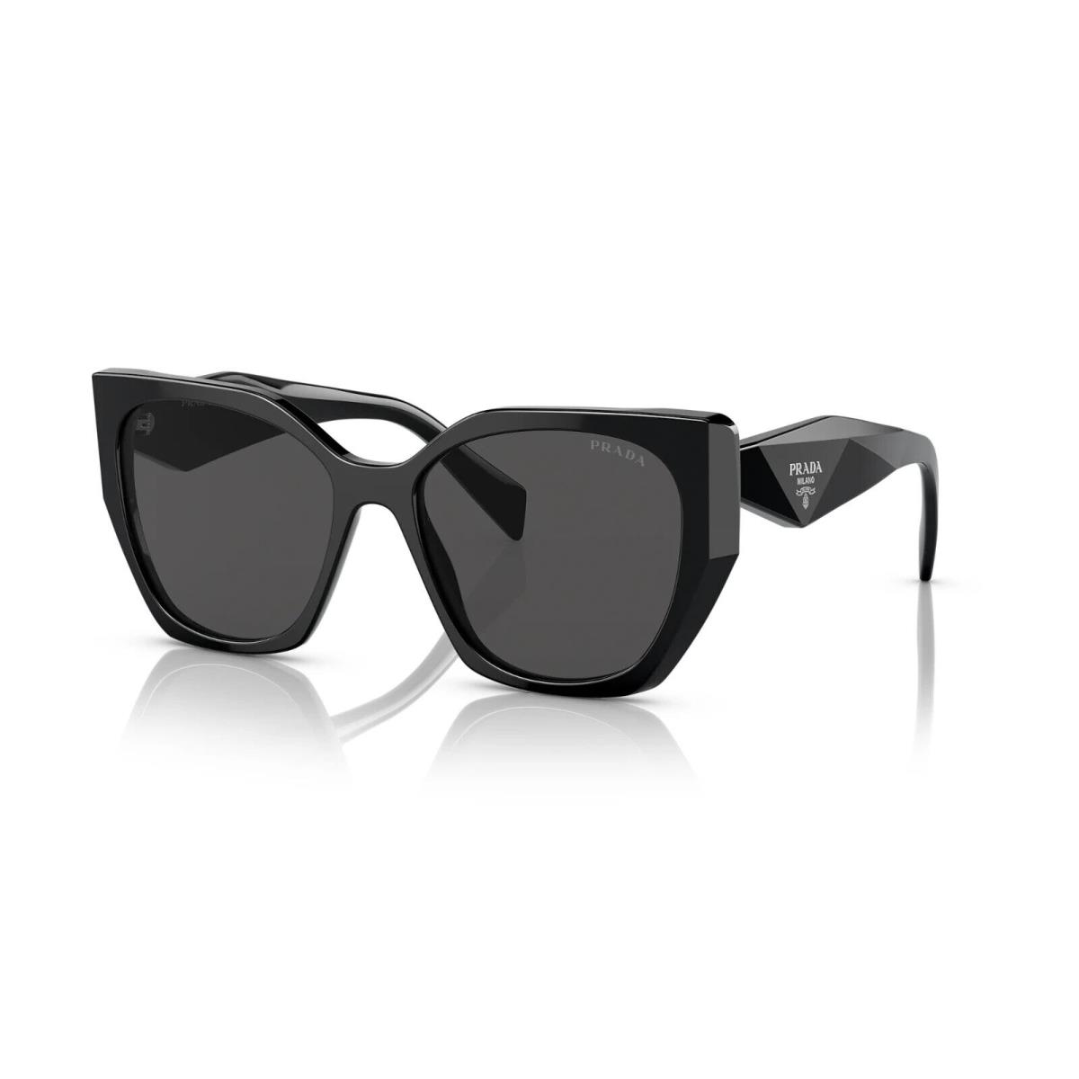 Prada PR 19ZS 1AB5SO Black-dark Grey Lens Women`s Sunglasses 55MM