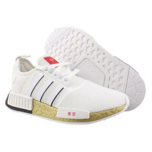 Adidas NMD_R1 Mens Shoes Size 5 Color: White/gold/black - White/Gold/Black , White Main
