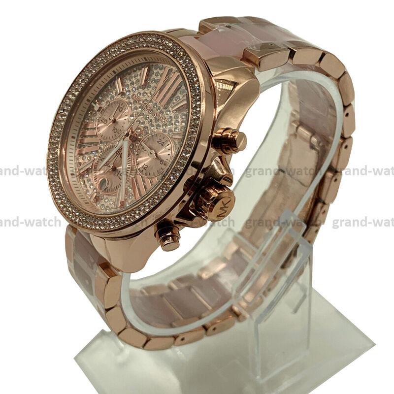 Michael Kors MK6096 Wren Rose Gold Chronograph Dial Fashion Women`s Watch