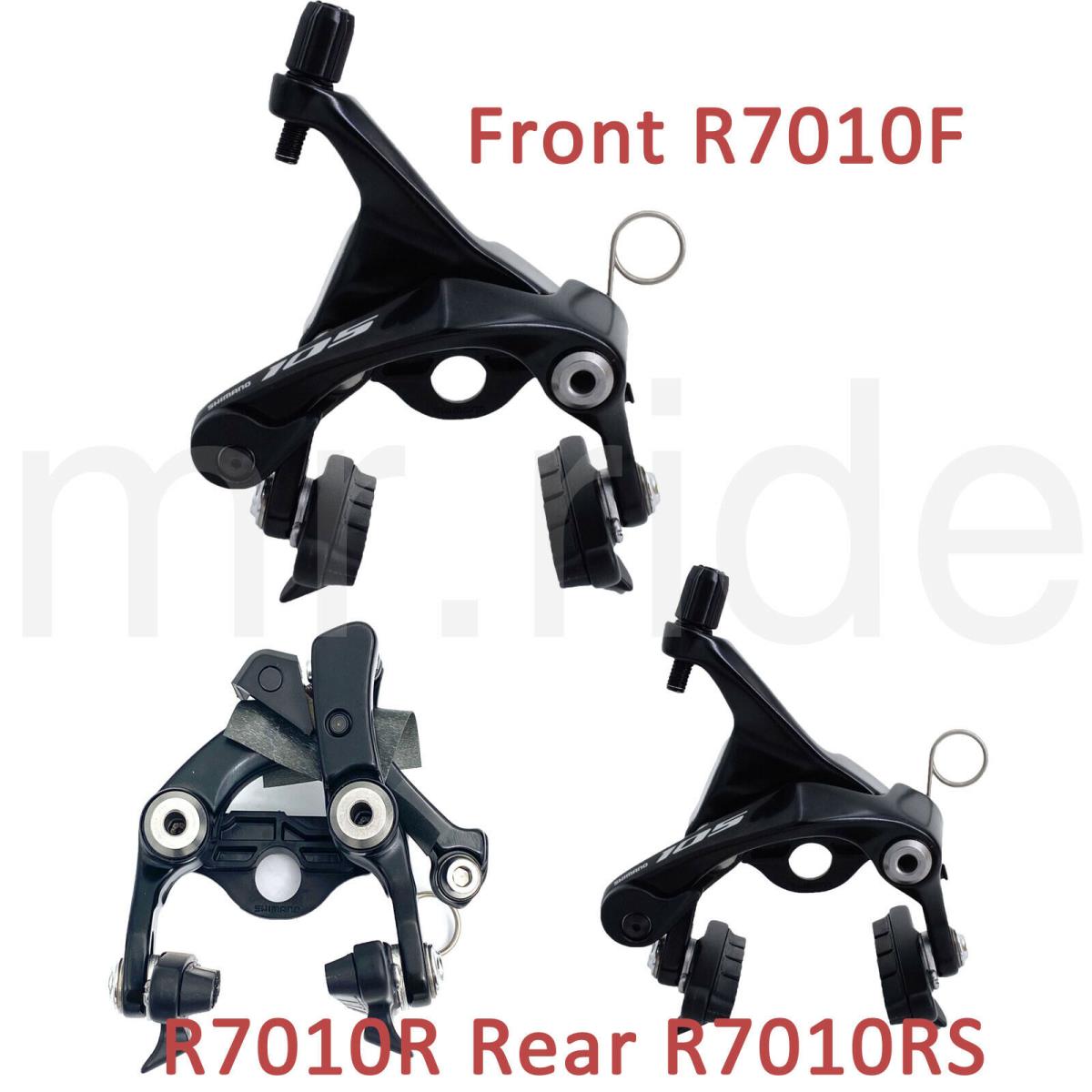 Shimano 105 BR-R7010 Front/rear Direct Mount Brake Caliper Black Seat/chain Stay