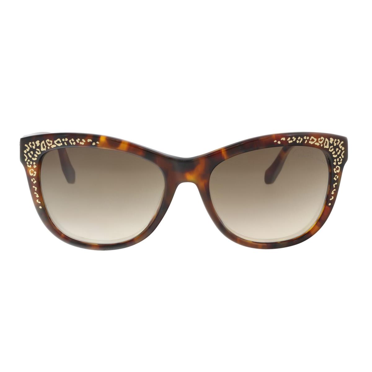 Roberto Cavalli RC991S 52G Tsze Dark Havana Square Sunglasses