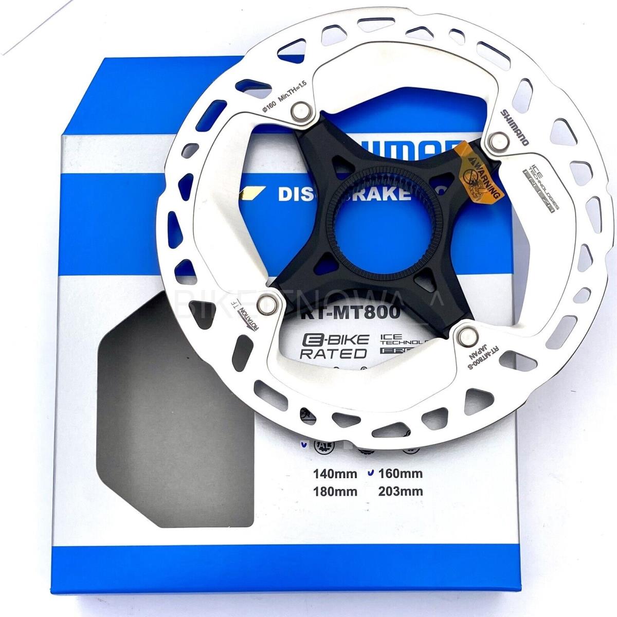 Shimano XT Bike Disc Brake Rotor RT-MT800 140/160/180/203mm Center Lock