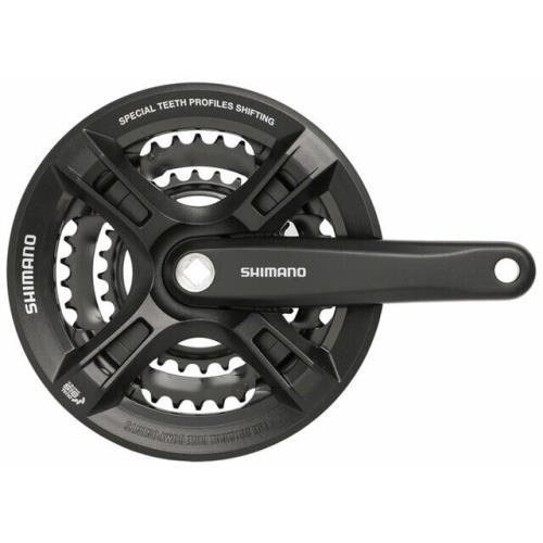 Shimano Altus M311 7/8-Speed 175mm 28/38/48t Square Crankset with