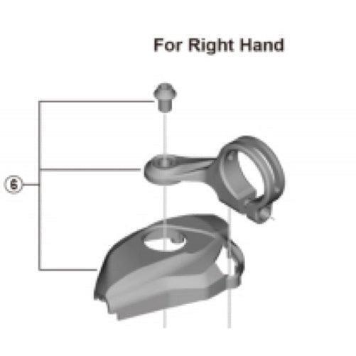 Shimano Mountain Shifter Parts Right Base Cap Bolt 22.2mm Bar Clamp Xtr M9100