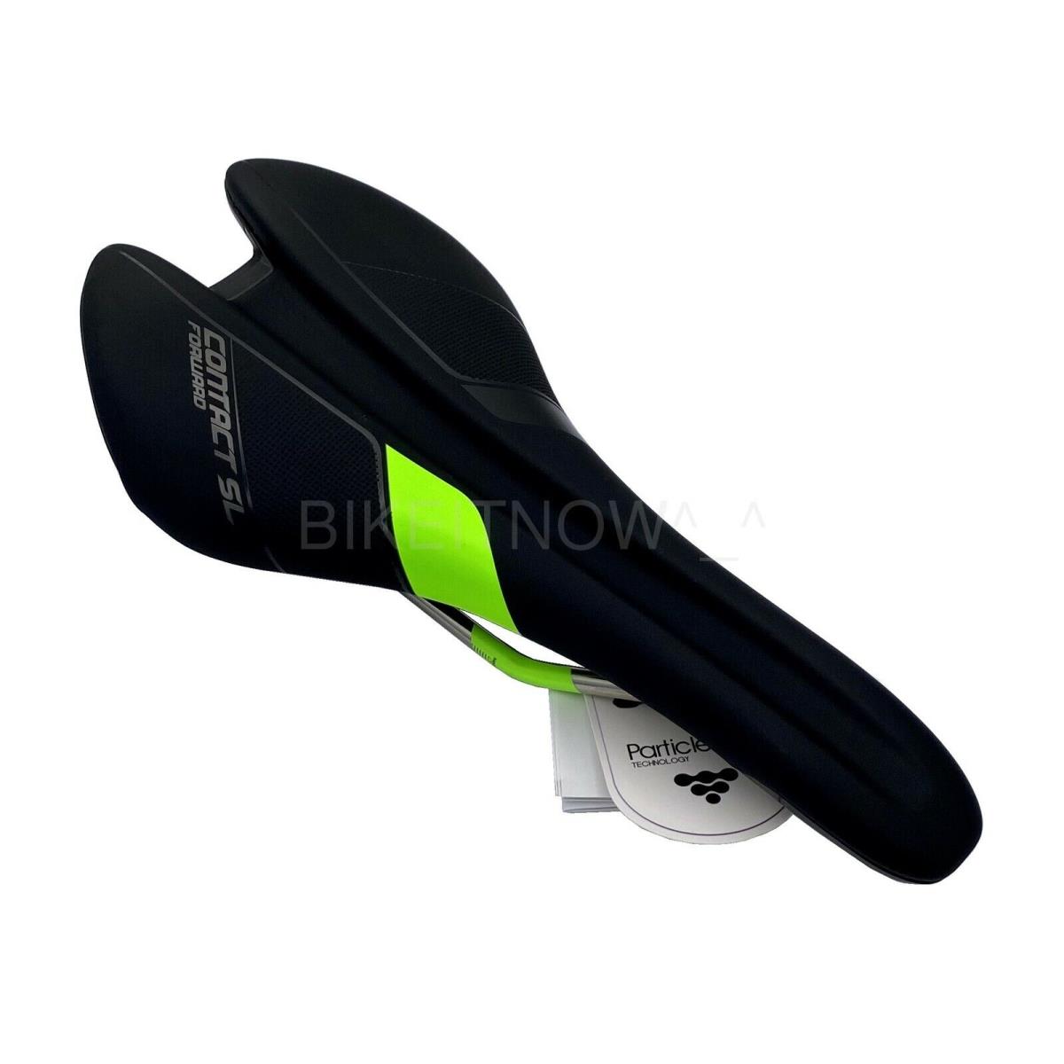 Giantt Contact SL Forward Saddle Black/green For Road/race Bike 273 x 130 mm