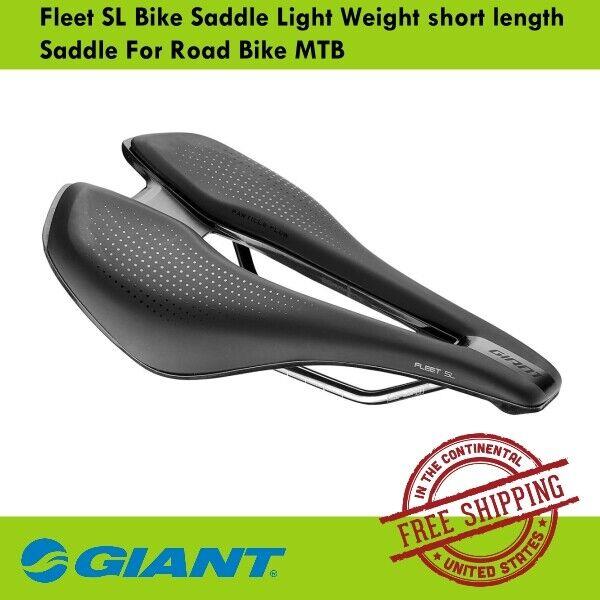 Giant Fleet SL Bike Saddle Light Weight Short Length Saddle For Road Bike Mtb