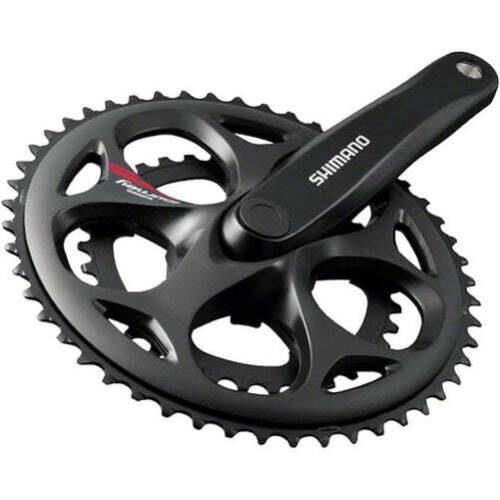 Shimano Tourney FC-A070 Road Crankset 34/50T 7/8 Speed Square Type Black 170mm