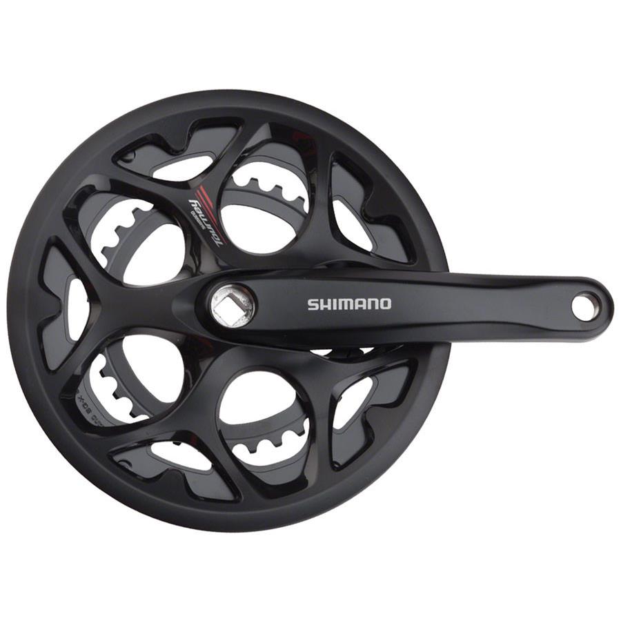 Shimano Tourney FC-A070 Crankset - 170mm 7/8-Speed 50/34t Riveted Square Tap